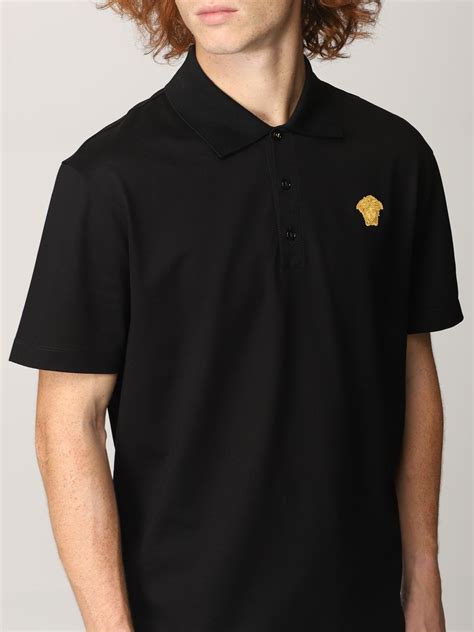 versace black tshirt|versace polo t shirt.